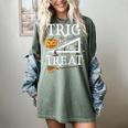 Trig Or Treat Shirt Halloween Math Teacher School College Men Women Kids Women's Comfort Colors T-Shirt Berry