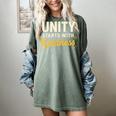 Unity Kindness Shirt Women Teachers Kids Unity Day Orange Women's Comfort Colors T-Shirt Berry