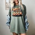 Wait I See A Rock Geology Teacher Women's Comfort Colors T-Shirt Berry
