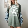 I Wear Pink For My Teacher Cancer Awareness Women's Comfort Colors T-Shirt Berry I Wear Pink For My Teacher Cancer Awareness Women's Comfort Colors T-Shirt Berry