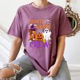 4th Grade Boo Crew Teacher Student Halloween Costume Women's Comfort Colors T-Shirt Moss