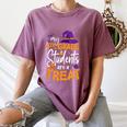 My 4th Grade Students Are a Treat Teacher Halloween Witch For Men Women Kids Women's Comfort Colors T-Shirt Moss My 4th Grade Students Are a Treat Teacher Halloween Witch For Men Women Kids Women's Comfort Colors T-Shirt Moss