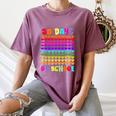 50 Days Of School Hearts Teacher Happy 50th Day Of School Women's Comfort Colors T-Shirt Moss