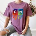 6 7 Science Chemistry Teacher Periodic Table Meme Tee Women's Comfort Colors T-Shirt Moss