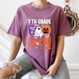 7th Grade Boo Crew Teacher Student Halloween Costume Women's Comfort Colors T-Shirt Moss 7th Grade Boo Crew Teacher Student Halloween Costume Women's Comfort Colors T-Shirt Moss