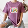 Back To School Pre-K Preppy Teacher Girl Women's Comfort Colors T-Shirt Moss