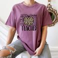 Back To School Teacher Life Apple Leopard Teacher Women Women's Comfort Colors T-Shirt Moss Back To School Teacher Life Apple Leopard Teacher Women Women's Comfort Colors T-Shirt Moss