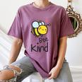 Bee Kind Bumble Bee Anti Bullying Teacher Kindness Matters Women's Comfort Colors T-Shirt Moss