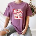 Bow Strawberry Kindergarten Is My Jam Teacher Kinder Team Women's Comfort Colors T-Shirt Moss Bow Strawberry Kindergarten Is My Jam Teacher Kinder Team Women's Comfort Colors T-Shirt Moss