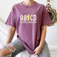 Boys Girls Teachers ABCD Rock Graphic Back To School Class Women's Comfort Colors T-Shirt Moss Boys Girls Teachers ABCD Rock Graphic Back To School Class Women's Comfort Colors T-Shirt Moss
