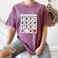 Calculator Easy Halloween Costume For Math Teacher Women's Comfort Colors T-Shirt Moss