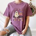 You Can't Scare Me I Teach Middle School Halloween Teacher Women's Comfort Colors T-Shirt Moss
