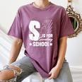 Christian Teacher S Is For Sunday School Essentials Women's Comfort Colors T-Shirt Moss Christian Teacher S Is For Sunday School Essentials Women's Comfort Colors T-Shirt Moss