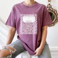 Composition Notebook Matching Group Halloween Teachers Women's Comfort Colors T-Shirt Moss