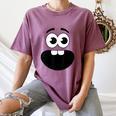 Creepy Carrots Face Teacher Halloween Costume Matching Women's Comfort Colors T-Shirt Moss Creepy Carrots Face Teacher Halloween Costume Matching Women's Comfort Colors T-Shirt Moss
