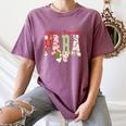 Cute Santas Favorite Para Christmas Paraprofessional Teacher Women's Comfort Colors T-Shirt Moss Cute Santas Favorite Para Christmas Paraprofessional Teacher Women's Comfort Colors T-Shirt Moss