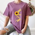 Dragonfly Sunflower Teacher Growth Mindset Choose To Shine Women's Comfort Colors T-Shirt Moss
