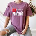 El Professor Money Costume Profesor Glasses Men Teacher Gift Women's Comfort Colors T-Shirt Moss
