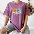 ELA Squad Teacher Back To School English Language Arts Women's Comfort Colors T-Shirt Moss