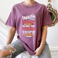 English Teacher Women's Comfort Colors T-Shirt Moss
