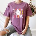 ESL Teacher Boo Crew Halloween Costume Women's Comfort Colors T-Shirt Moss