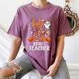 Faboolous INFANT Teacher Halloween Women's Comfort Colors T-Shirt Moss