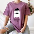 French Teacher Halloween Bonjour Ghost Women's Comfort Colors T-Shirt Moss French Teacher Halloween Bonjour Ghost Women's Comfort Colors T-Shirt Moss