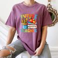Future Teacher Costume For Kids Back To School Boy Girl Women's Comfort Colors T-Shirt Moss