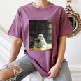 Ghost Library Halloween Book Reading Books Lover Teacher Women's Comfort Colors T-Shirt Moss Ghost Library Halloween Book Reading Books Lover Teacher Women's Comfort Colors T-Shirt Moss