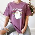 Halloween Books Librarian English Teacher Reader Reading Women's Comfort Colors T-Shirt Moss Halloween Books Librarian English Teacher Reader Reading Women's Comfort Colors T-Shirt Moss