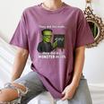 Halloween Monster Math Pun Teacher Humor Women's Comfort Colors T-Shirt Moss Halloween Monster Math Pun Teacher Humor Women's Comfort Colors T-Shirt Moss