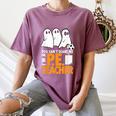 Halloween PE Teacher Shirt Can't Scare Me Women's Comfort Colors T-Shirt Moss Halloween PE Teacher Shirt Can't Scare Me Women's Comfort Colors T-Shirt Moss
