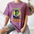 Halloween Teacher Librarian Frankenstein Reading Books Women's Comfort Colors T-Shirt Moss Halloween Teacher Librarian Frankenstein Reading Books Women's Comfort Colors T-Shirt Moss