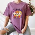 Halloween Teacher Smell a Tiny Human Ghost Spooky Season Women's Comfort Colors T-Shirt Moss Halloween Teacher Smell a Tiny Human Ghost Spooky Season Women's Comfort Colors T-Shirt Moss