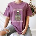 Halloween Weird Teachers Build Character Costume Men Women Women's Comfort Colors T-Shirt Moss