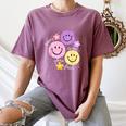 Happy To See Your Face Teacher Flower Back To School Women's Comfort Colors T-Shirt Moss