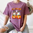 Haunted By 67 Boo Ghost Pumpkin Halloween Teacher Women's Comfort Colors T-Shirt Moss Haunted By 67 Boo Ghost Pumpkin Halloween Teacher Women's Comfort Colors T-Shirt Moss