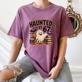 Haunted By 67 Teacher Ghost Pumpkin Halloween Costum Women's Comfort Colors T-Shirt Moss Haunted By 67 Teacher Ghost Pumpkin Halloween Costum Women's Comfort Colors T-Shirt Moss