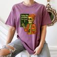 HUGvyn Halloween Skeleton Six Seven 67 Meme PEMDAS Teacher Women's Comfort Colors T-Shirt Moss