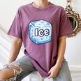 Ice Halloween Pun Costume Easy Lazy Team Group Teacher Women's Comfort Colors T-Shirt Moss
