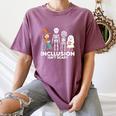 Inclusion Isn't Scary SLP Halloween Costume Sped Teacher Women's Comfort Colors T-Shirt Moss