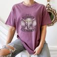 Just a Teacher Who Loves Elephants Elephant Lover Educator Women's Comfort Colors T-Shirt Moss