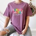 Kindergarten Team Teacher Back To School Kindergarten Squad Women's Comfort Colors T-Shirt Moss