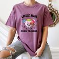 Little Miss Music Teacher Music Teacher Team Women's Comfort Colors T-Shirt Moss