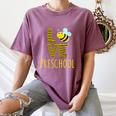 Love Preschool Back To School Yellow Bee Preschool Teacher For Men Women Girls Kids Women's Comfort Colors T-Shirt Moss