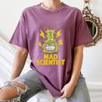 Mad Scientist Kids Youth Adult Science Teacher Chemistry Women's Comfort Colors T-Shirt Moss