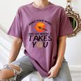 Make Mark Paintbrush International Dot Day Art Teacher Women's Comfort Colors T-Shirt Moss