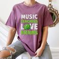 Music Teachers Love Brains Cute Teaching Halloween Women's Comfort Colors T-Shirt Moss Music Teachers Love Brains Cute Teaching Halloween Women's Comfort Colors T-Shirt Moss