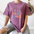Oh Hey Second Grade First Day Of Teacher Girls Boys Kids Women's Comfort Colors T-Shirt Moss