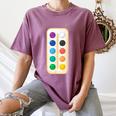 Paint Palette ArtSet Halloween Costume For Teachers Students For Men Women Kids Women's Comfort Colors T-Shirt Moss
